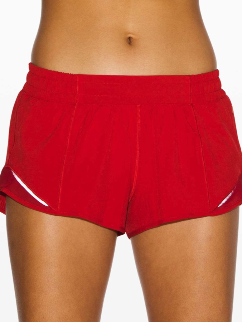 Lululemon Hotty Hot Short II *2.5" Dark Red